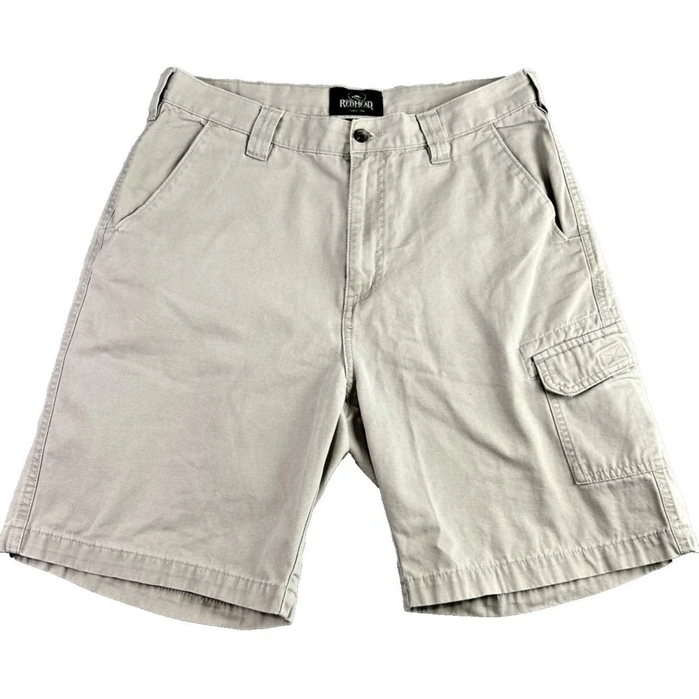 Red Head Brand Co Men's 32 X 8 Tan Cargo Shorts‎ Hunting Hiking Utility Outdoor